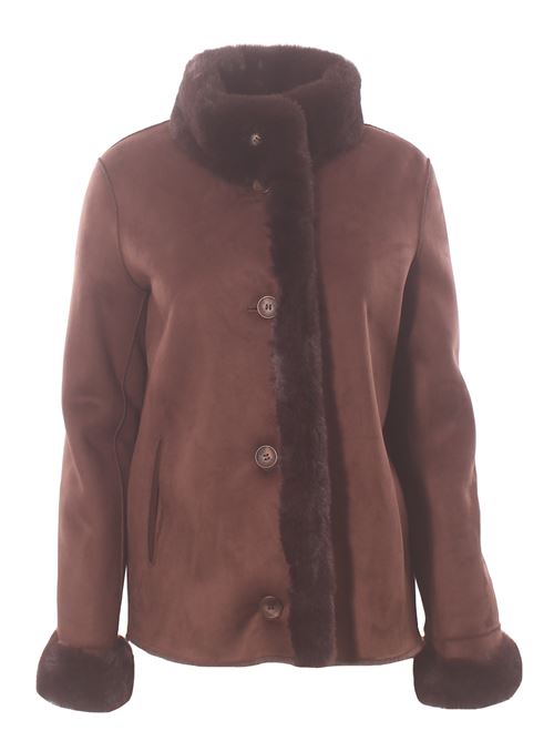 Giaccone corto reversibile effetto montone VLAB | FW5603530