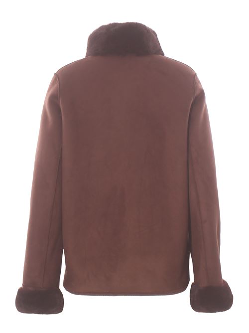 Giaccone corto reversibile effetto montone VLAB | FW5603530