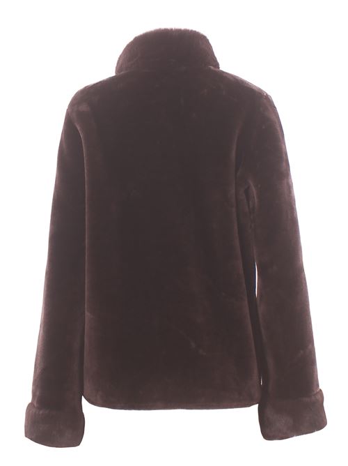 Giaccone corto reversibile effetto montone VLAB | FW5603530