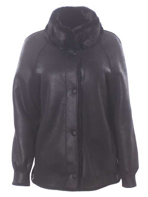 Giaccone reversibile ecopelliccia VLAB | FW560531