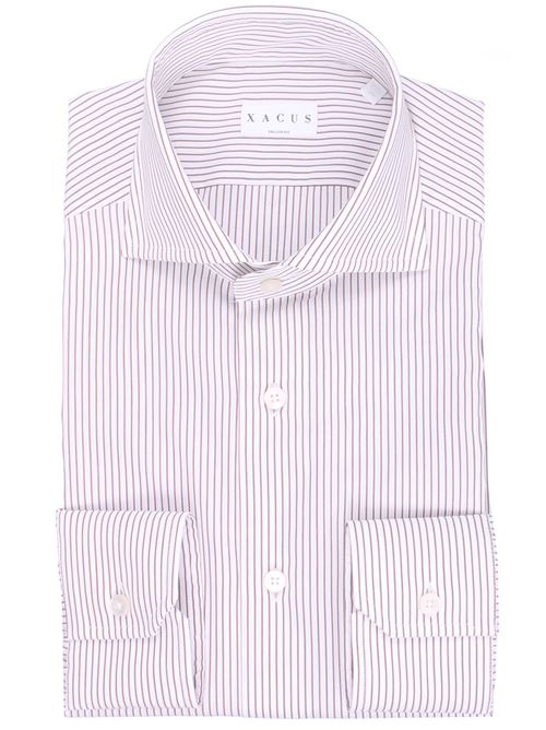 camicia a righe in popeline ritorto XACUS | 11232ML52190