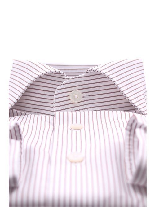 camicia a righe in popeline ritorto XACUS | 11232ML52190