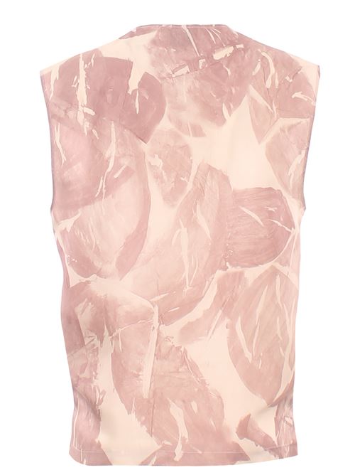 Gilet brushed print incrociato ALYSI | 116238P6031CIPRIA