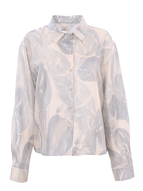 Camicia brushed print regular ALYSI | 116267P6031CIELO