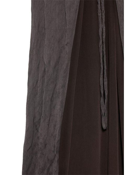 Abito lungo combinato ALYSI | 116334P6204CHOCO