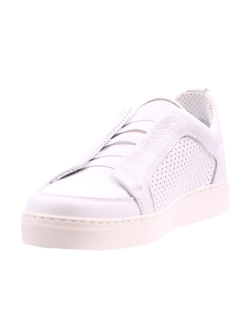 sneakers in cervo con elastici CALCE | X1911MAGNUMBLANCO