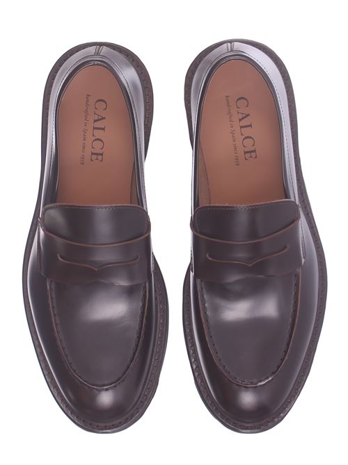 mocassini in pelle CALCE | X1924ROVERANTICBROWN
