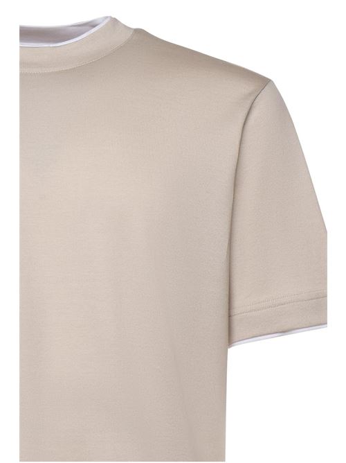 t-shirt effetto doppio capo ELEVENTY | M75TSHM04-TES0M23703-01