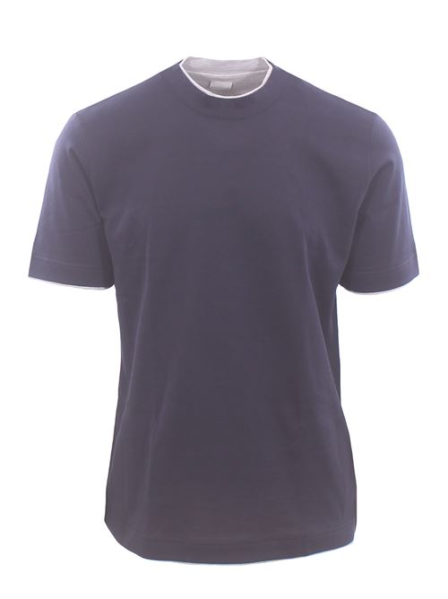 t-shirt effetto doppio capo ELEVENTY | M75TSHM04-TES0M23711-13