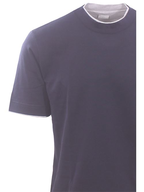 t-shirt effetto doppio capo ELEVENTY | M75TSHM04-TES0M23711-13