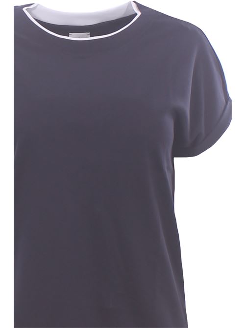 T-shirt in cotone con profilo ELEVENTY | M80TSHM09TES0M26811/01