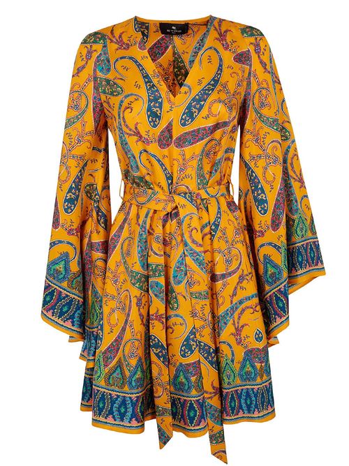 Abito in seta in stampa paisley ETRO | WRHA0523AKG16X0851