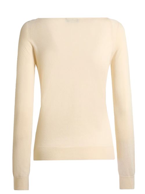 Collo a v jacquard in misto cotone con intarsi ETRO | WRKE0325AQ327S9804