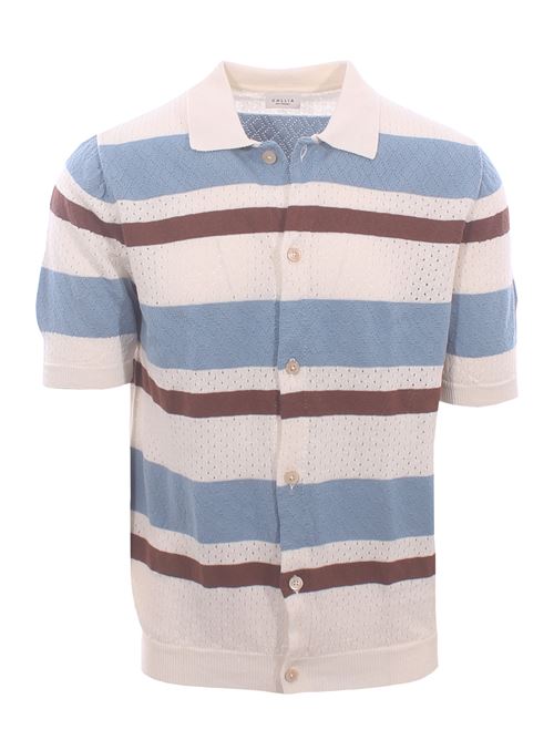 polo camicia riga orizzontale GALLIA | BERGMAN01