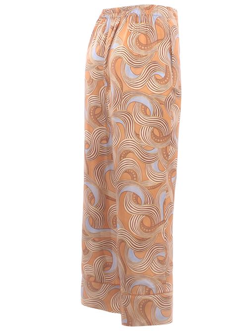 Pantaloni in seta stampata MALIPARMI | JH807631027A4164