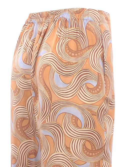 Pantaloni in seta stampata MALIPARMI | JH807631027A4164