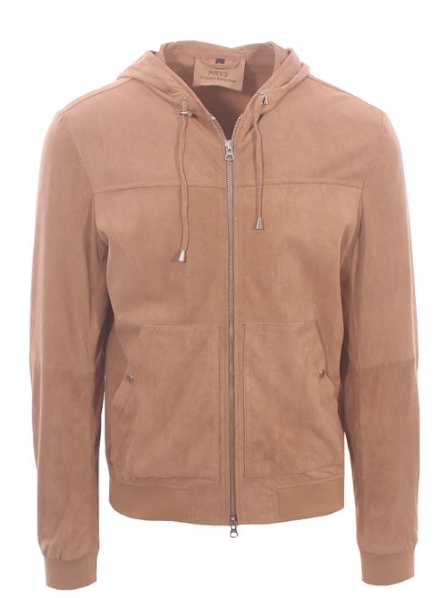 giubbino in camoscio traforato MINORONZONI | MRS269J218C07