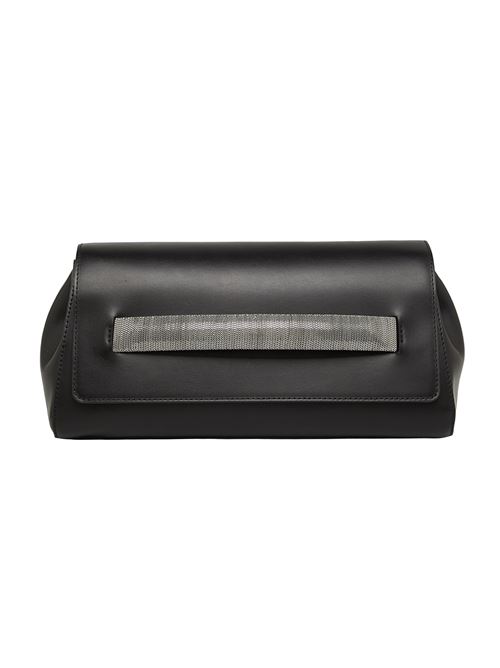 Borsa gossip longuette alba chain in pelle ORCIANI | B02222ALBACHAINNERO