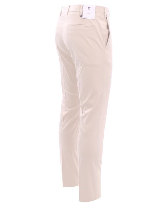pantalone dieci f.f. in cotone stretch PT | ASX0Z00VRN-SD59040