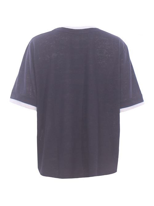 T-shirt in lino effetto doppiato PUROTATTO | SS260151311682