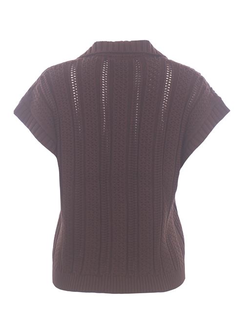 Cardigan gilet effetto maglia riso PUROTATTO | SS26072222557