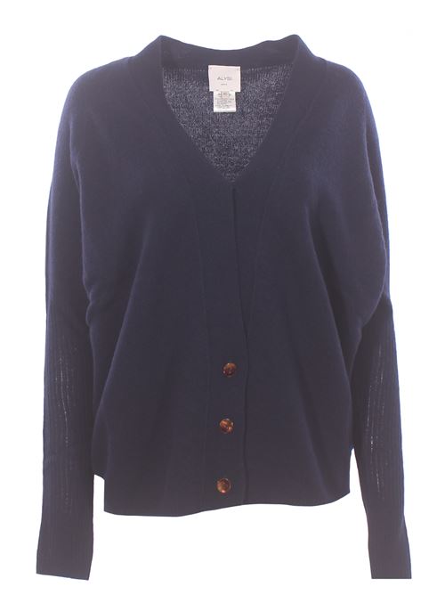 Cardigan in lana e cashmere ALYSI | 266432A6008NOTTE