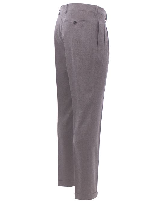 pantalone in cashmere BERWICH | BARBERLONG-CE1373XGREY