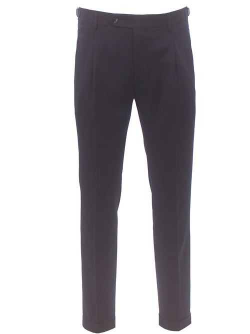 pantalone in flanella soft touch BERWICH | RETROLONG-RD5470NAVY