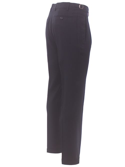 pantalone in flanella soft touch BERWICH | RETROLONG-RD5470NAVY