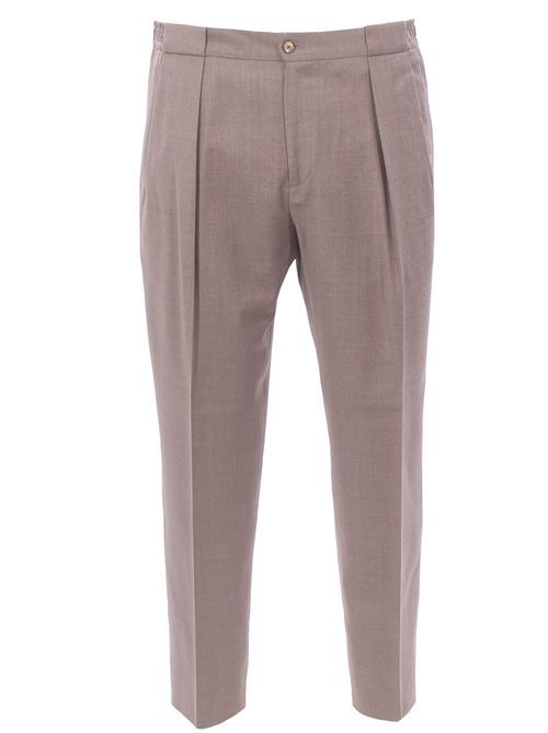 pantalone carrot in flanella BRIGLIA | PORTOBELLOS-12043