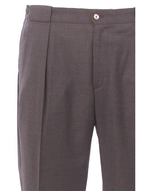 pantalone carrot in flanella BRIGLIA | PORTOBELLOS-12053