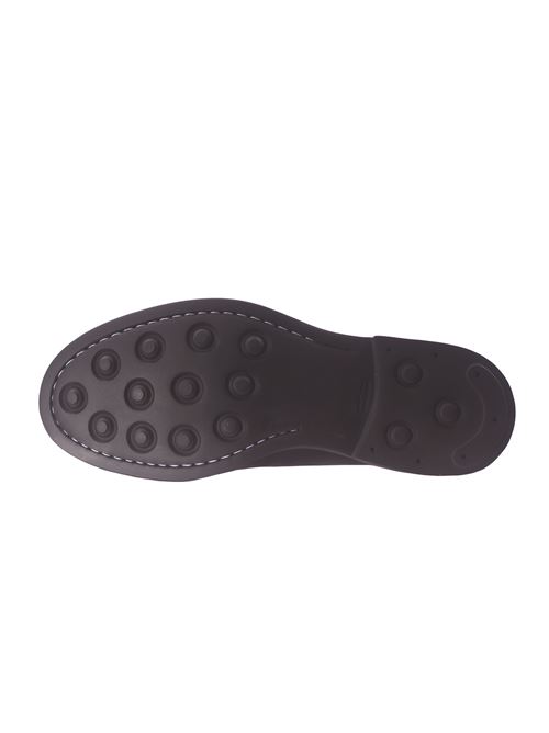 stringate in pelle martellata CALCE | X1722ROVER-BOBSTARTESTA