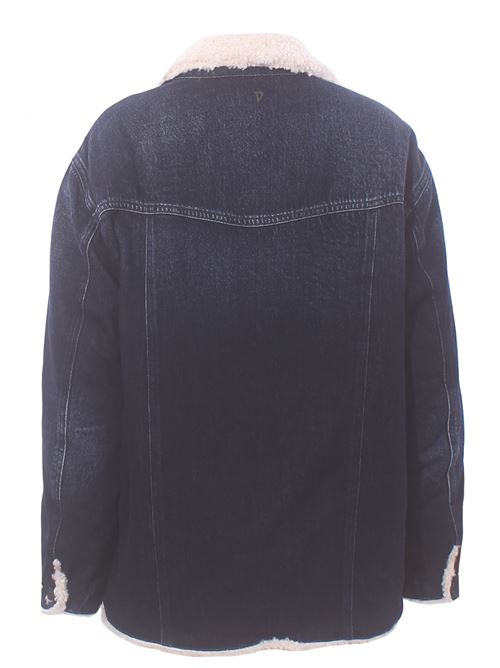 Giubbino denim con ecopelliccia DONDUP | DJ810DDDF0310DMS2800