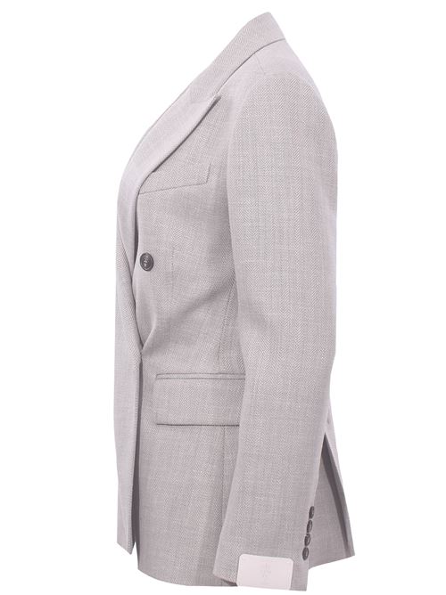 Giacca doppiopetto spigata ELEVENTY | M85GIAF02TES0N08475