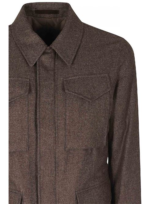 giacca sahariana in lana, cotone e cashmere ELEVENTY | N75GBTN12-TES0N04705