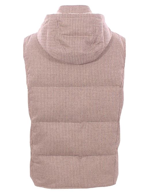 gilet in lana e cashmere micro pied de poule ELEVENTY | N75GILH04-TES0N11110