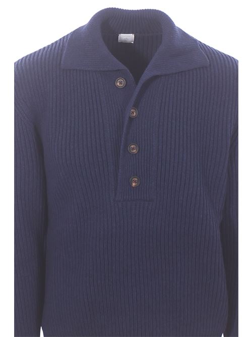 maglia polo 4 bottoni a coste ELEVENTY | N76POLN04-MAG0L00119