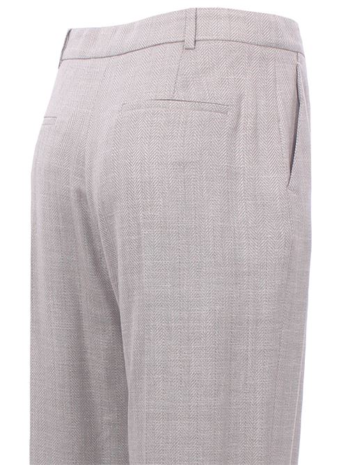 Pantalone in seta di lana spigato ELEVENTY | N85PANG03TES0N08475