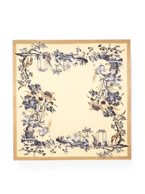 Scialle jacquard in seta con motivo floreale ETRO | WAYA0001AQ13LX0822