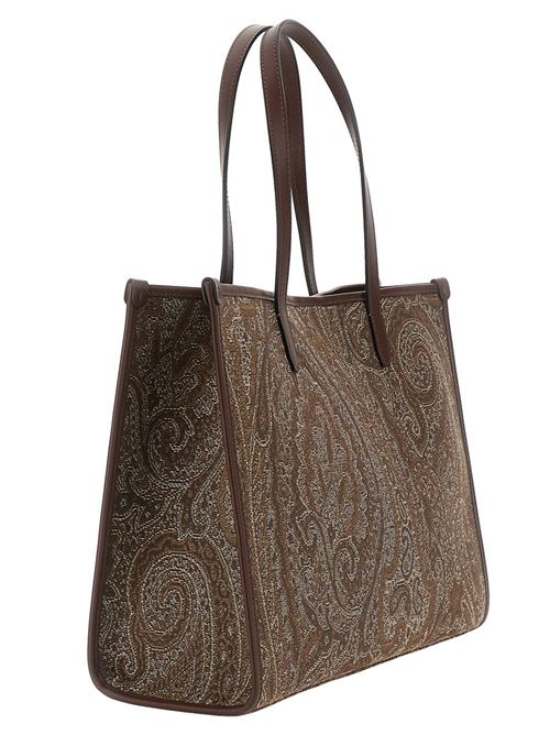 Borsa love trotter grande in jacquard con motivo paisley ETRO | WP1D0065AQ12ZS9106