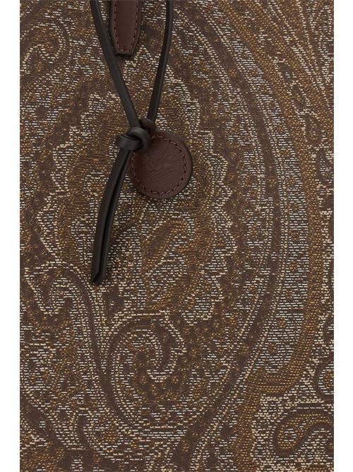 Borsa love trotter grande in jacquard con motivo paisley ETRO | WP1D0065AQ12ZS9106