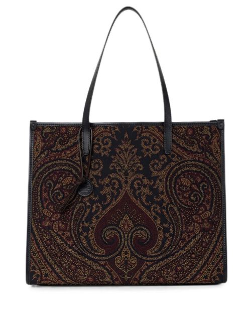 Borsa love trotter grande in jacquard con motivo paisley ETRO | WP1D0065AQ13AS9885