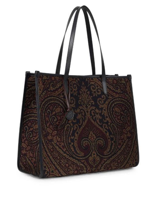 Borsa love trotter grande in jacquard con motivo paisley ETRO | WP1D0065AQ13AS9885
