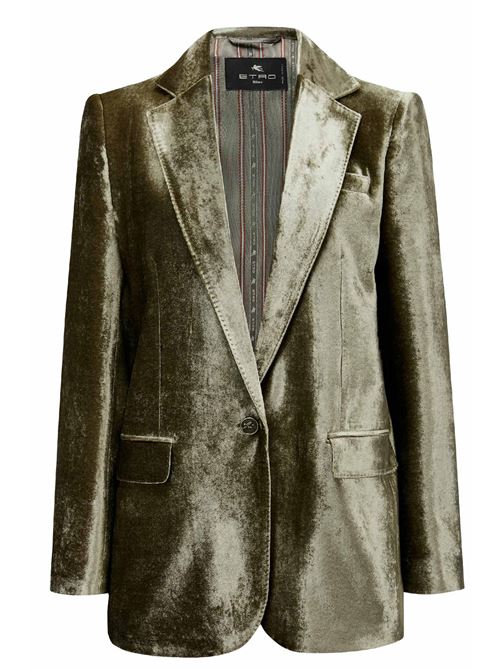Giacca monopetto in velluto ETRO | WRCA004299TCD01N0634
