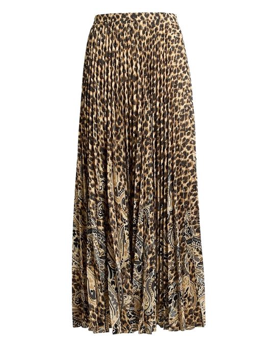 Gonna lunga plisse' motivo animalier ETRO | WRFA017999SPS19X0823
