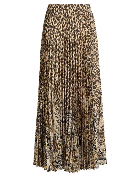 Gonna lunga plisse' motivo animalier ETRO | WRFA017999SPS19X0823