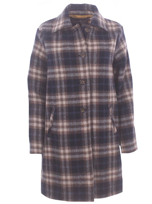 Cappotto monopetto 7/8 check EWOOLUZIONE | CATHERINEMTE022