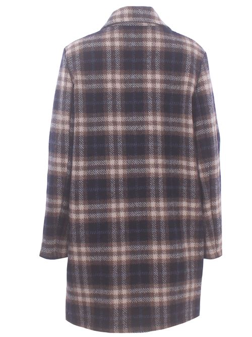 Cappotto monopetto 7/8 check EWOOLUZIONE | CATHERINEMTE022