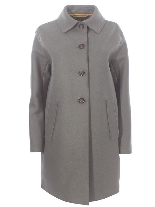 Cappotto monopetto 7/8 in lana effetto taglio vivo EWOOLUZIONE | VITALITADKE024