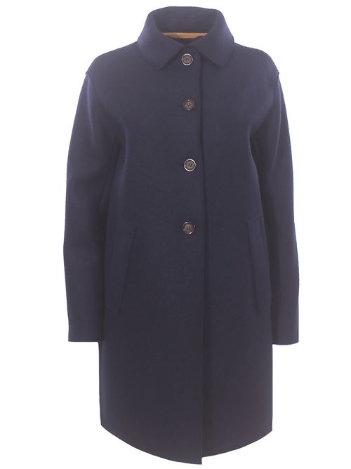 Cappotto monopetto 7/8 in lana effetto taglio vivo EWOOLUZIONE | VITALITADKE042